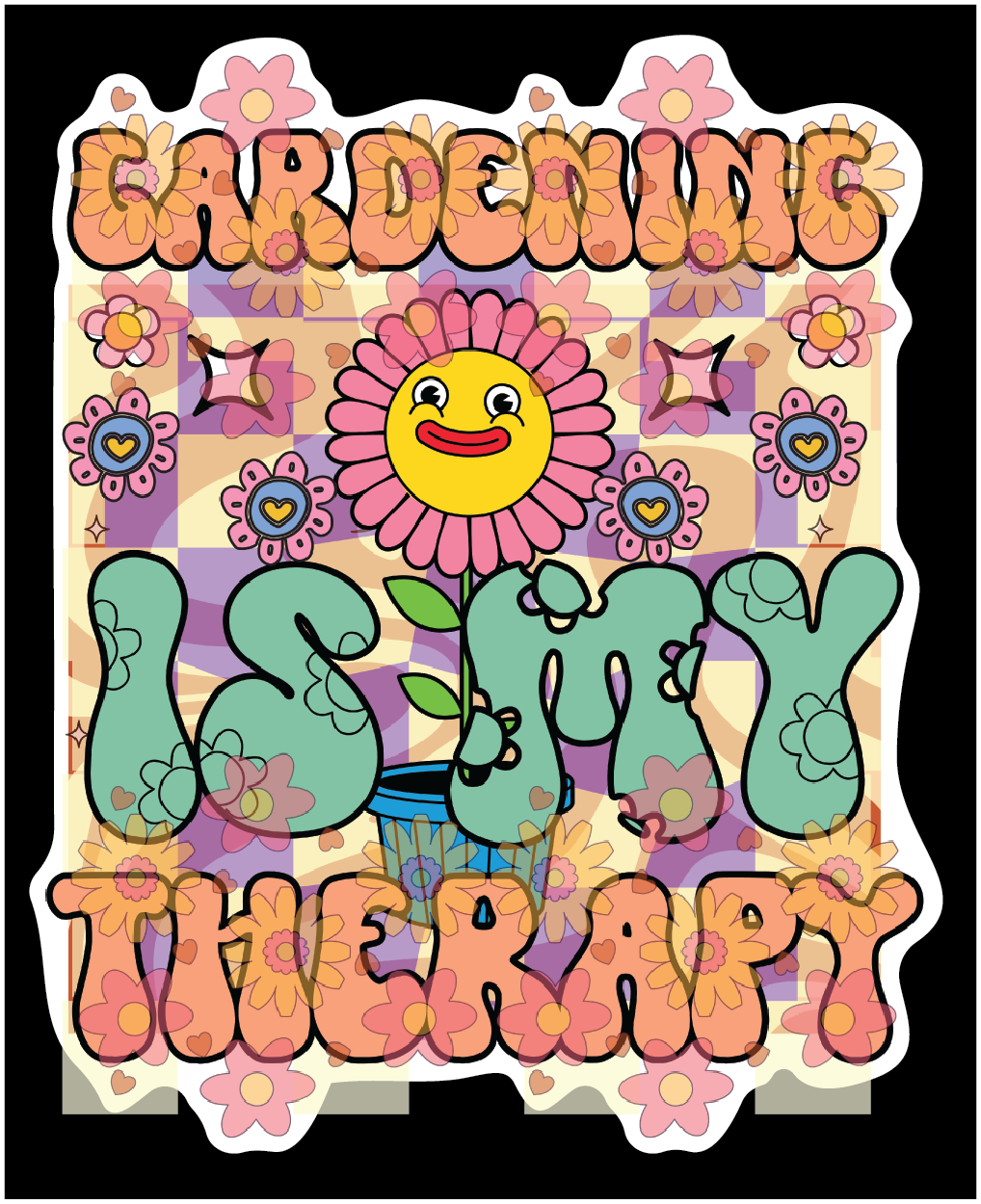 Garden Themed Sticker 6 choices